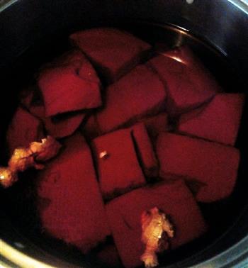 榨菜猪红的做法步骤2