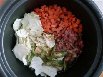 土豆腊肠焖饭的做法步骤4