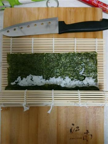火腿肉松寿司的做法步骤4