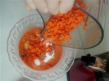 胡萝卜香菇鸡蛋饼的做法步骤3