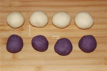 紫薯开花馒头的做法步骤7