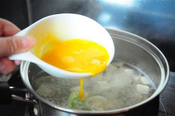 豆苗鸡蛋汤的做法步骤5