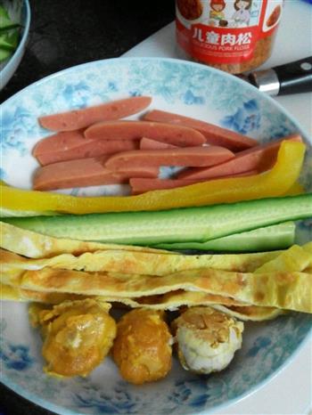 蛋黄肉松紫菜包饭的做法步骤3