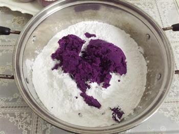 紫薯南瓜饼的做法步骤3