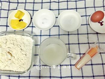 豆沙吐司面包-厨师机版的做法步骤1