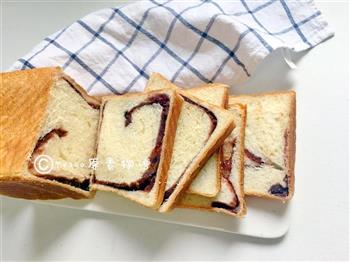 豆沙吐司面包-厨师机版的做法图解17