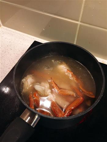 螃蟹豆腐汤的做法图解3