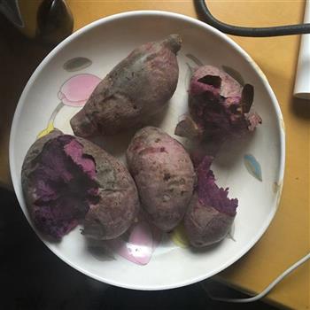 烤紫薯的做法步骤4