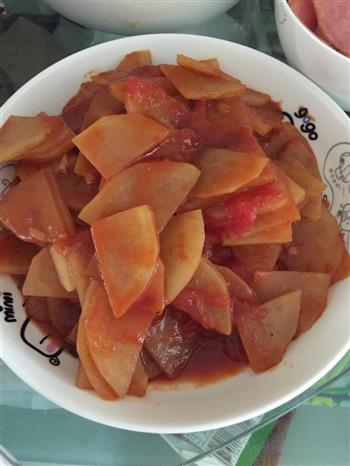 西红柿土豆片的做法步骤7