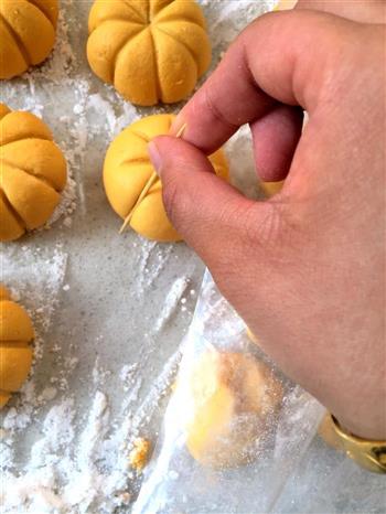 南瓜粘豆包的做法步骤9
