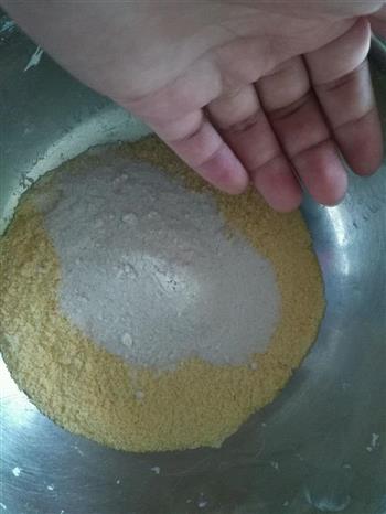 韭菜玉米糊饼的做法步骤1