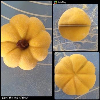 南瓜豆包-玫瑰花馒头的做法图解13