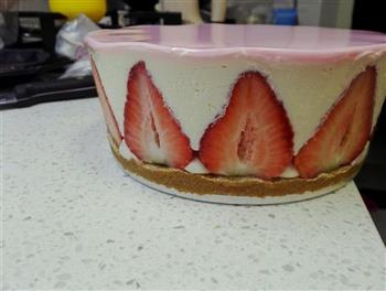 草莓酸奶慕斯蛋糕的做法图解14