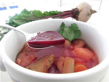 超级营养红菜汤的做法图解3