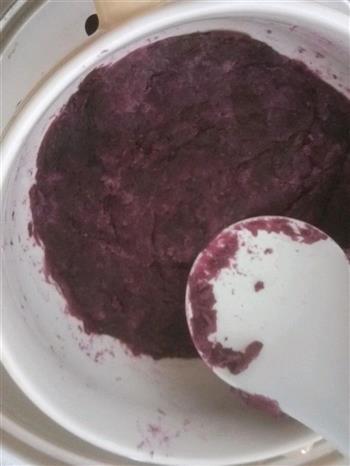 紫薯红豆糕的做法图解3