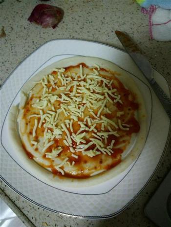 微波炉披萨的做法步骤7