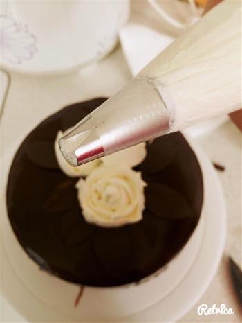 巧克力淋面蛋糕的做法步骤11