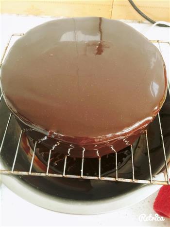 巧克力淋面蛋糕的做法步骤9