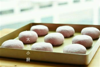 日式紫薯红豆包的做法步骤6