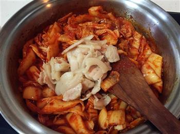 韩式辣白菜汤的做法步骤4