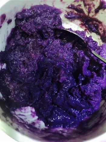 紫薯泥蔬菜卷饼的做法图解1