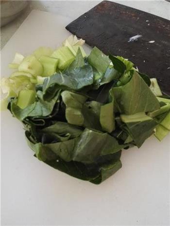 白菜炖冻豆腐的做法图解2