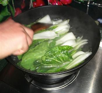 麻油香菇青菜包的做法步骤3