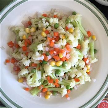 西式沙拉-三色黎麦花菜沙拉的做法图解14