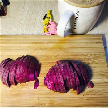 电饼铛-烤紫薯的做法步骤1