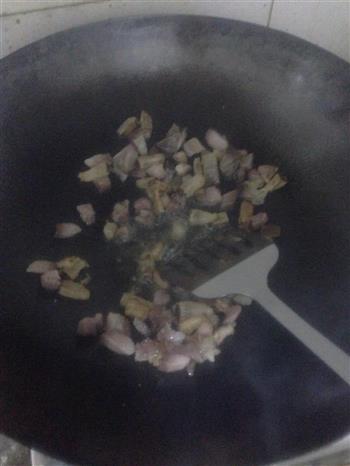 腊肉豌豆闷饭的做法步骤4