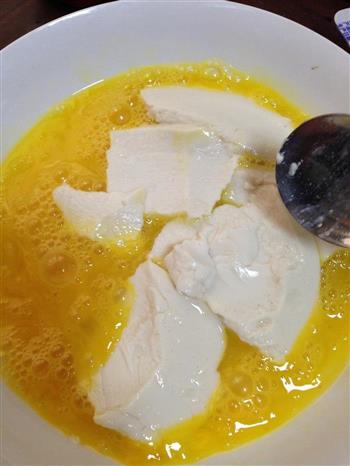 鸡蛋豆腐蒸肉末的做法步骤2