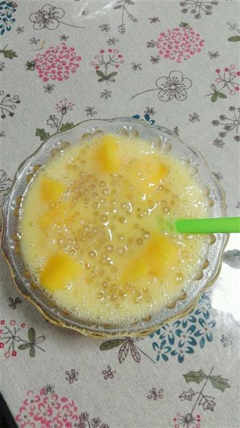 芒果椰汁西米露的做法步骤5