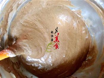 彩色年轮豆沙裱花蛋糕的做法步骤4