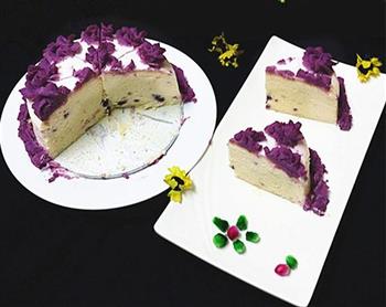 紫薯裱花酸奶蛋糕的做法步骤20