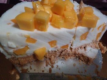 芒果慕斯蛋糕-免烤的做法步骤12