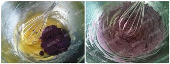 紫薯樱花饼干，有颜更好吃的做法步骤5