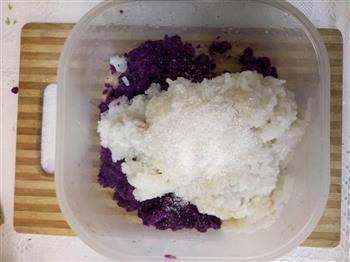 紫薯红枣切糕的做法图解5