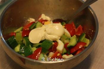 蔬果鸡蛋沙拉的做法图解7