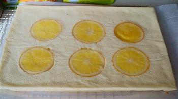 香橙戚风奶油蛋糕卷的做法步骤14