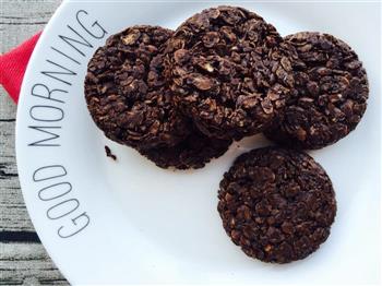 人气零食-燕麦巧克力饼干的做法步骤6