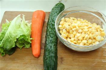 塑造A4腰的食谱-蔬菜沙拉的做法图解1