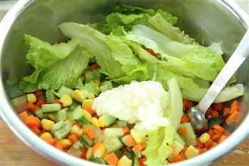 塑造A4腰的食谱-蔬菜沙拉的做法图解4