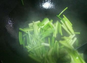 蒜苔炒肉丝的做法步骤3