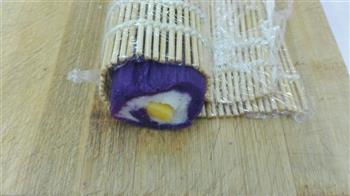 美味山药紫薯糕的做法步骤7