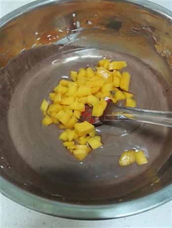 巧克力芒果冰激凌蛋糕的做法步骤10