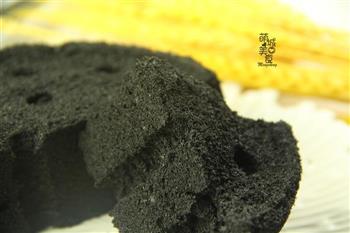 黑色简约经典-煤炭蛋糕的做法图解10