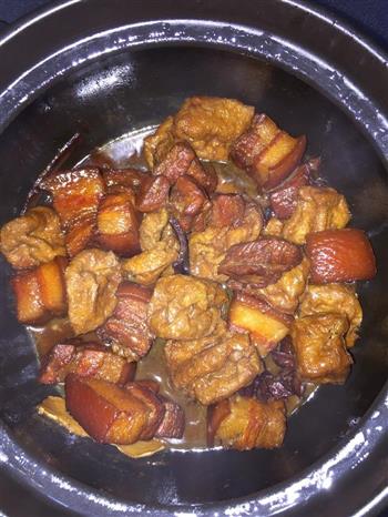 油豆腐烧红烧肉的做法步骤11