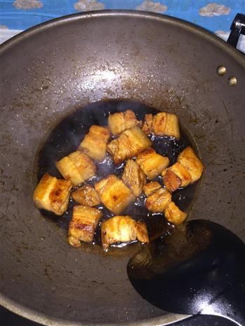 油豆腐烧红烧肉的做法步骤8