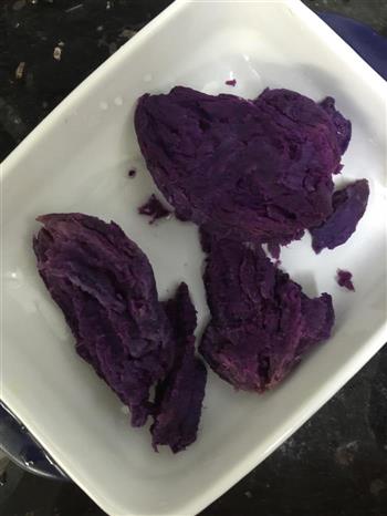 零食芝士焗紫薯泥的做法步骤1
