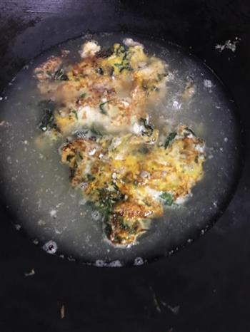 鲜艾草鸡蛋汤的做法图解4